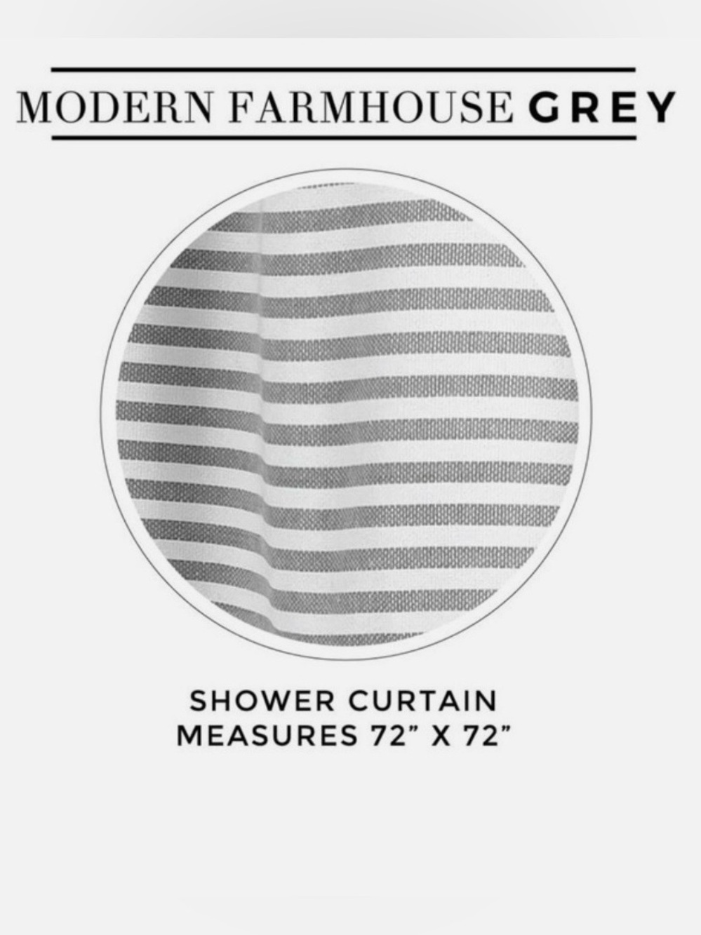 WEST ELM Shower Cotton Curtain with Stripes/Fringes #0501264 - Picture 10 of 16